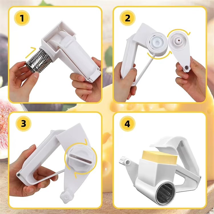 Reiben über Pasta